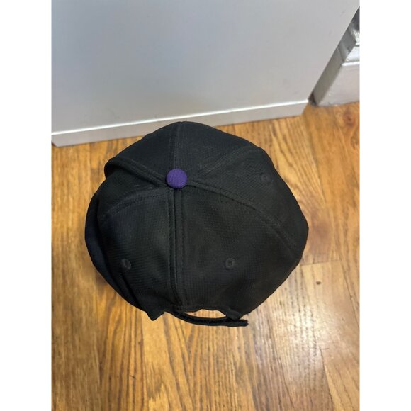 Colorado Rockies MLB Team Black Baseball Cap OSFM By OC Sports - Picture 4 of 6